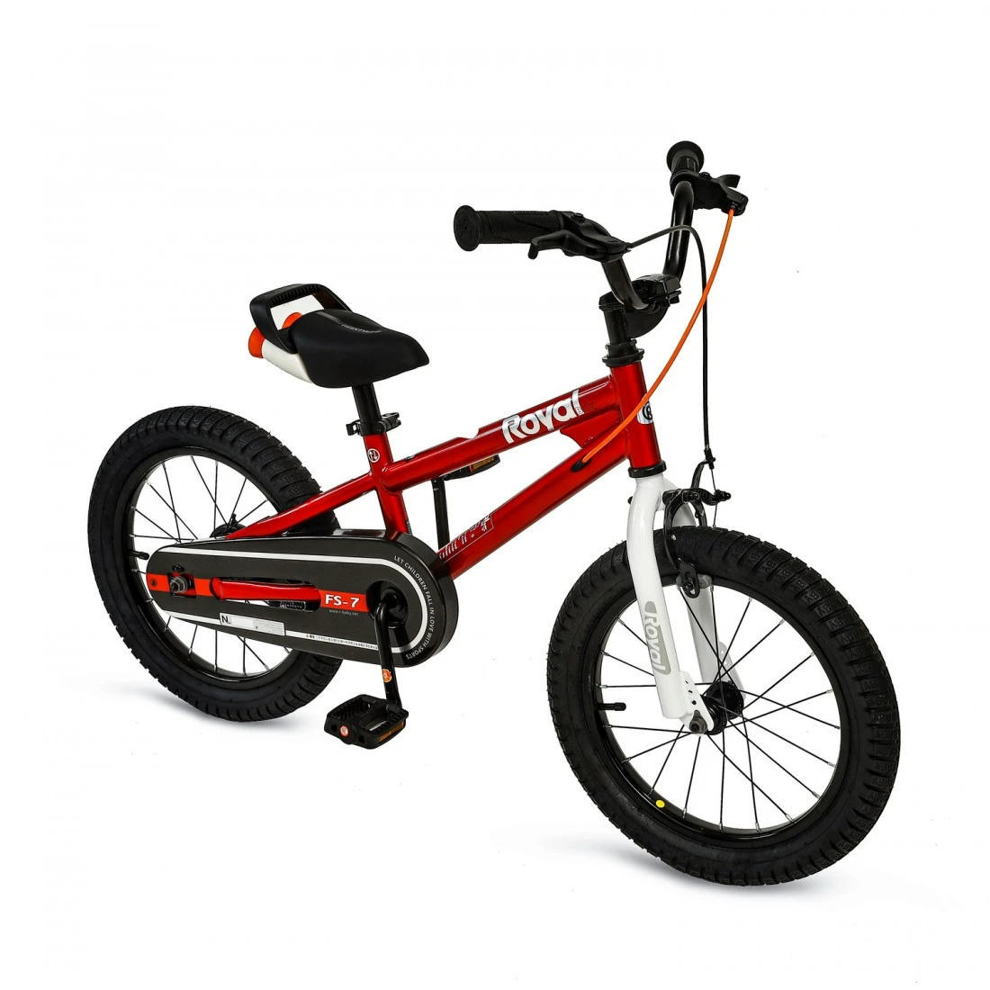 2. Bicicleta Royal Baby Freestyle 7.0 NF, 14 inch, Rosu Rosu/Alb
