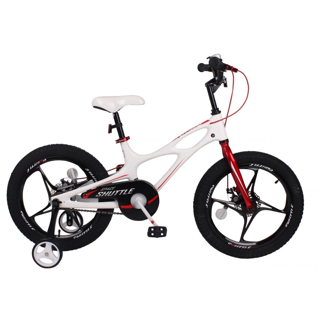2. Bicicleta Royal Baby Space Shuttle, 18 inch, Alb Alb