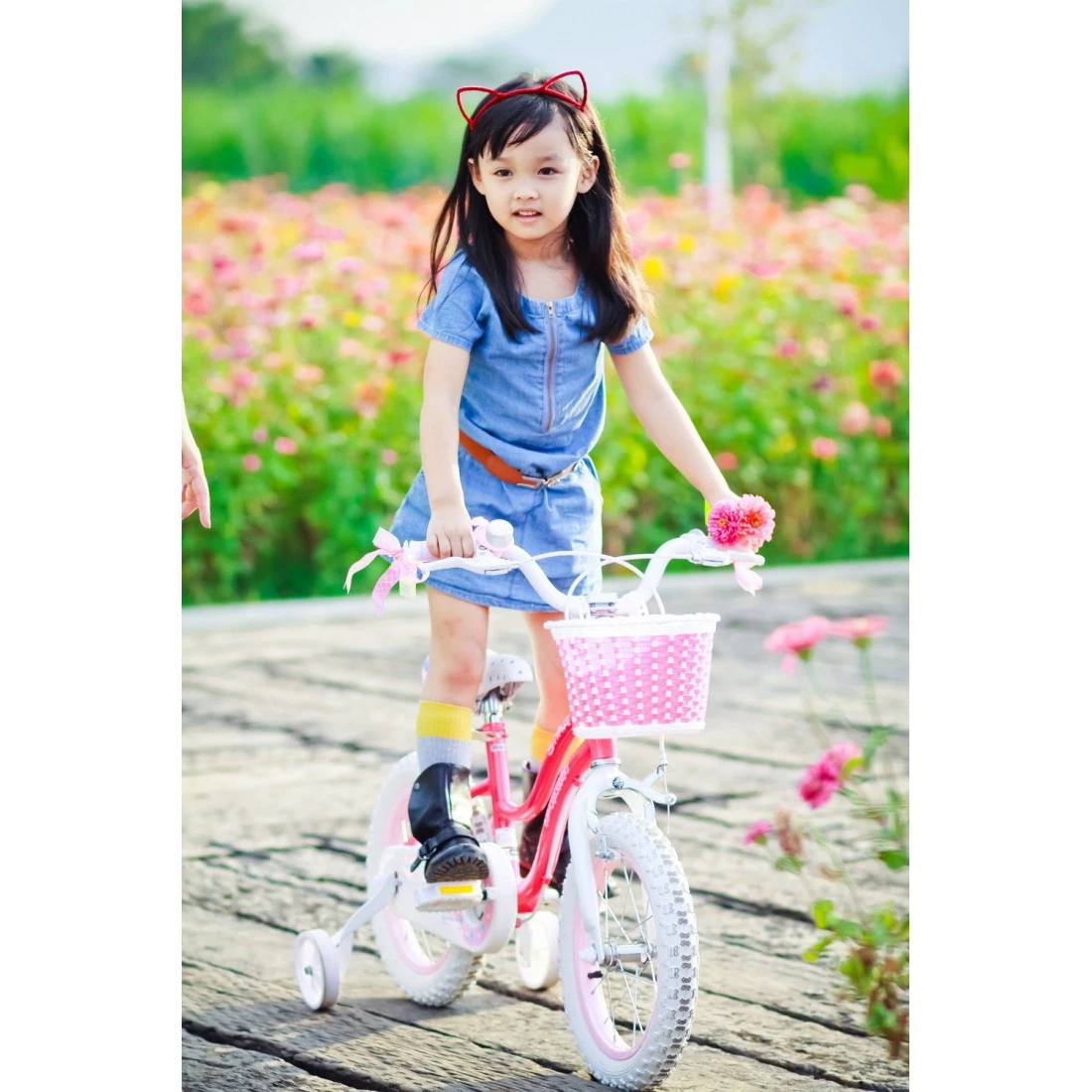 5. Bicicleta Royal Baby Star Girl 20 Pink