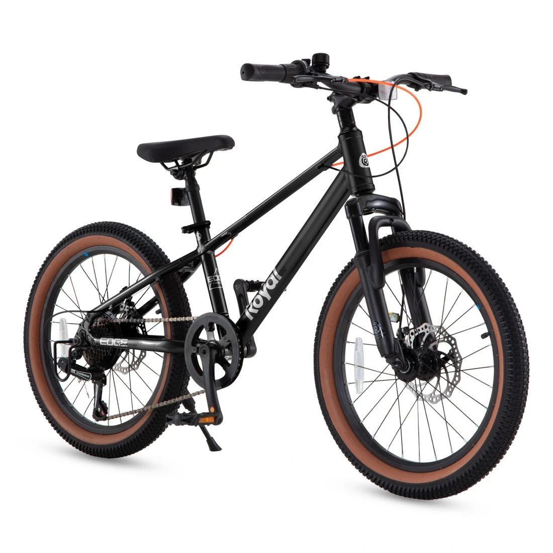 1. Bicicleta copii Royal Baby Student Edge 20 , negru Negru