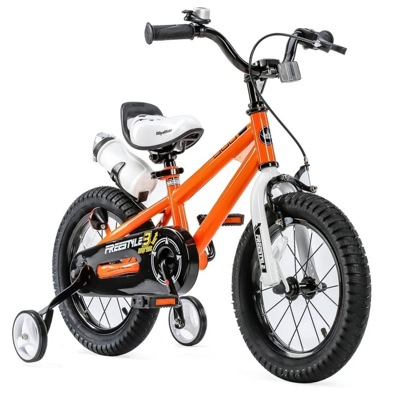 1. Bicicleta RoyalBaby Freestyle 16 Orange Portocaliu