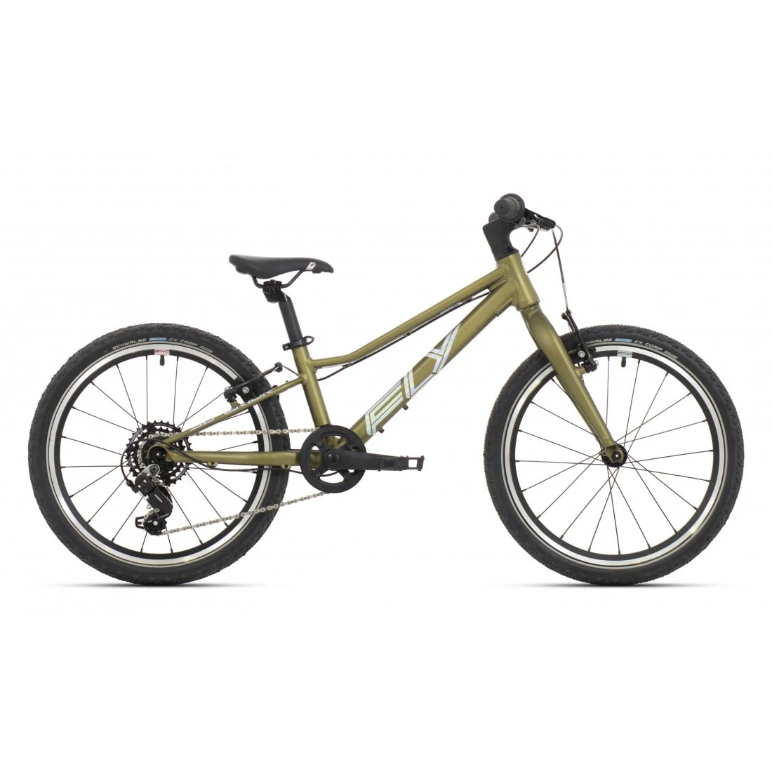 1. Bicicleta Superior FLY 20 VB Matte Olive Metallic Hologram Chrome Kaki/Crom