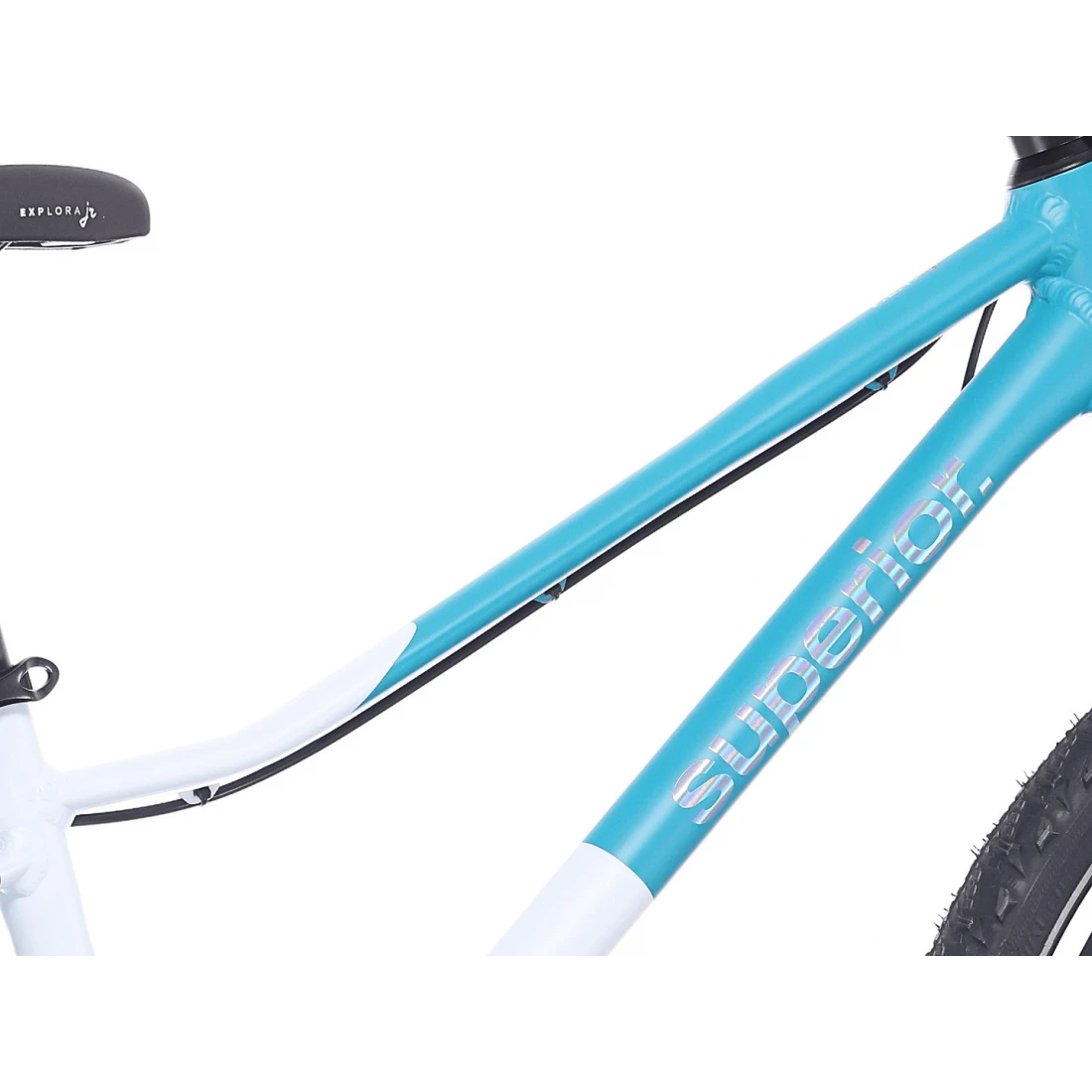2. Bicicleta Superior F.L.Y. 24 VB Matte Teal Magenta/Gri