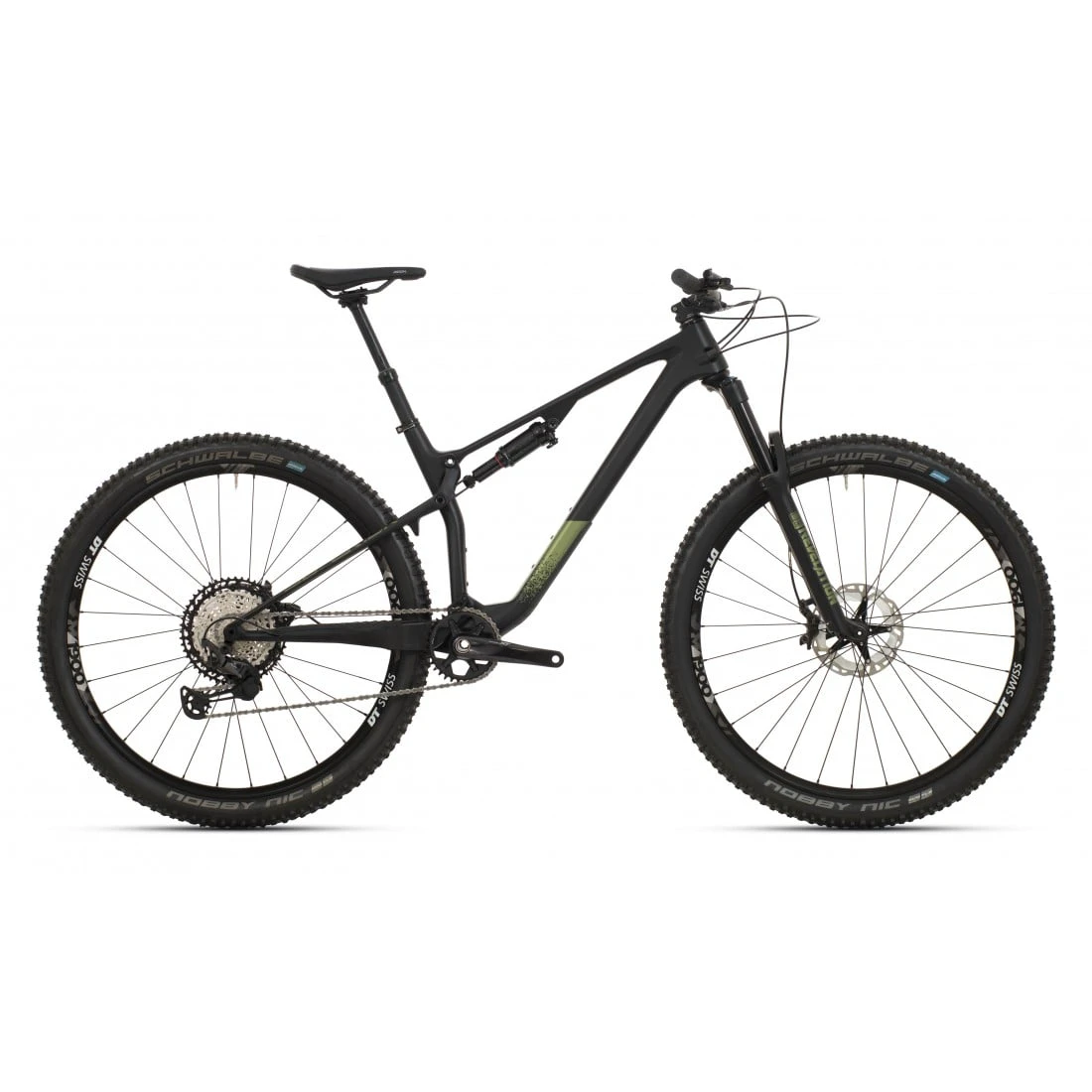 1. Bicicleta Superior XF 999 TR 29 Matte Black Olive Metallic 19.0 - (L) 49cm, Negru/Kaki