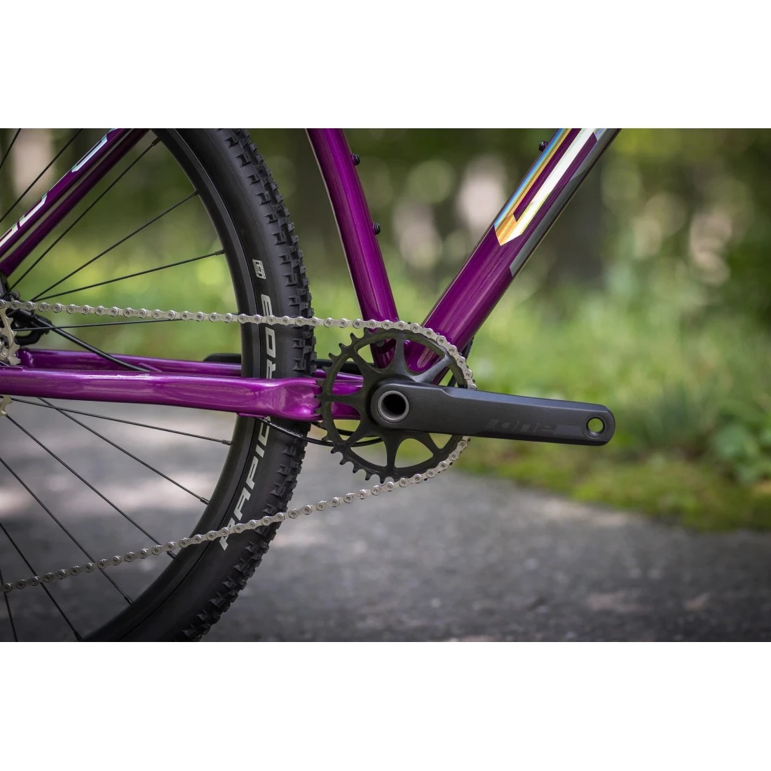 3. Bicicleta Superior XP 909 29 Gloss Violet hologram Chrome 44cm (M) 44cm, Mov/Argintiu