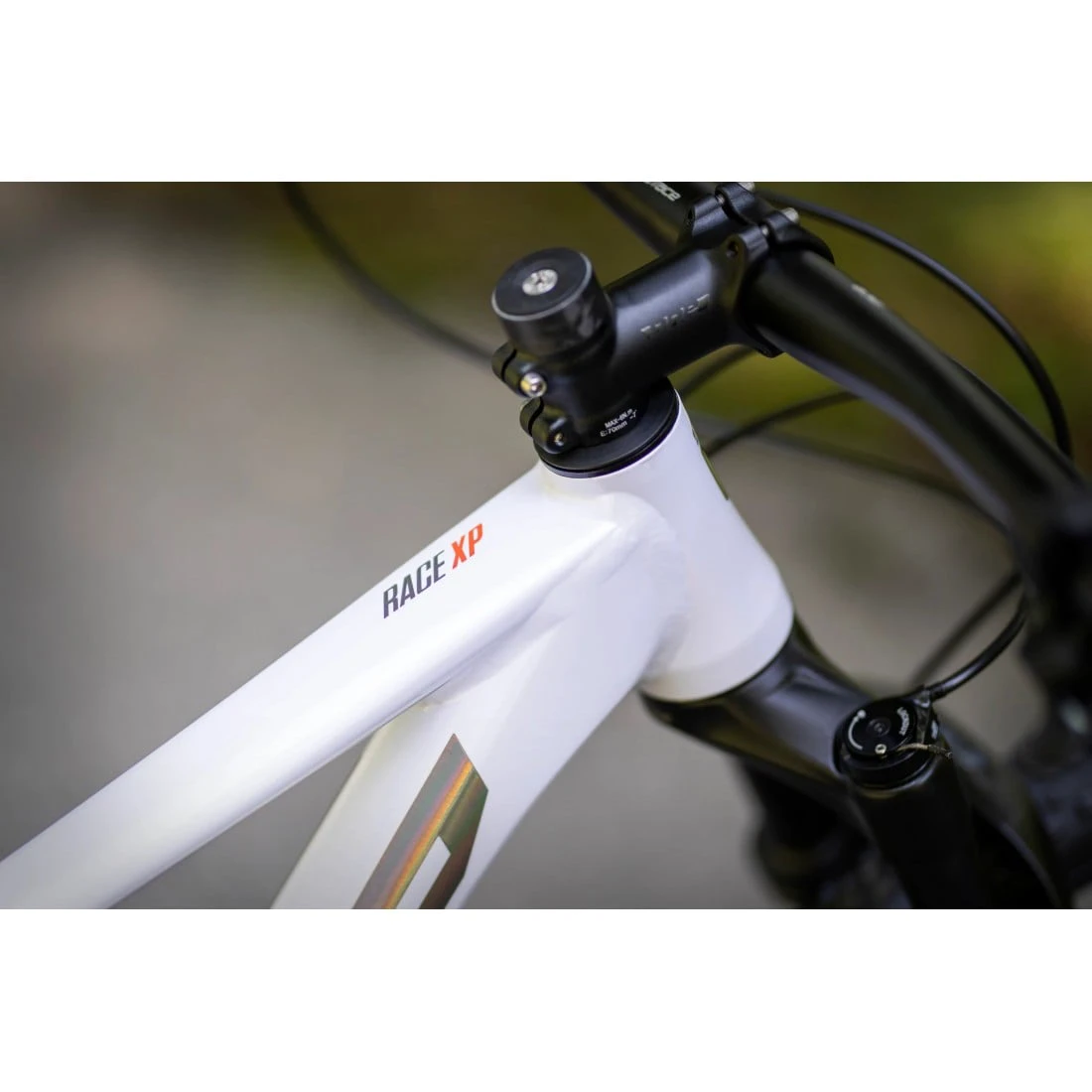 2. Bicicleta Superior XP 909 29 Gloss White Hologram Black Red 39cm (S) 39cm, Alb/Negru