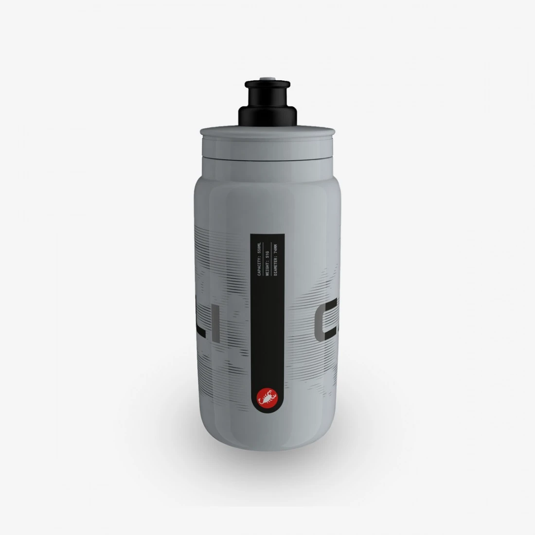 1. Bidon Castelli Cloud 550ml gri inchis Antracit