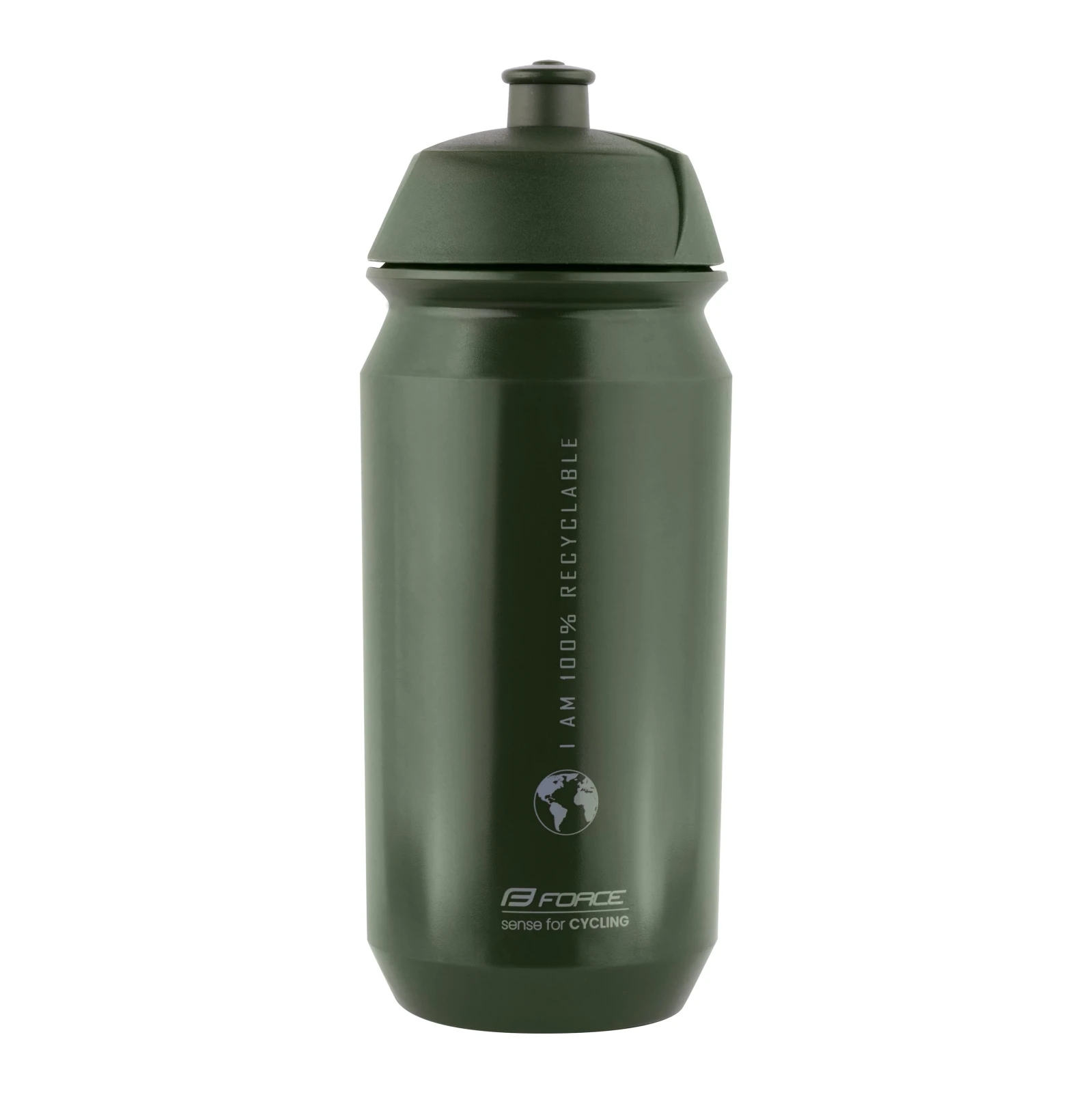 1. Bidon Force Bio Earth 500ml verde gri
