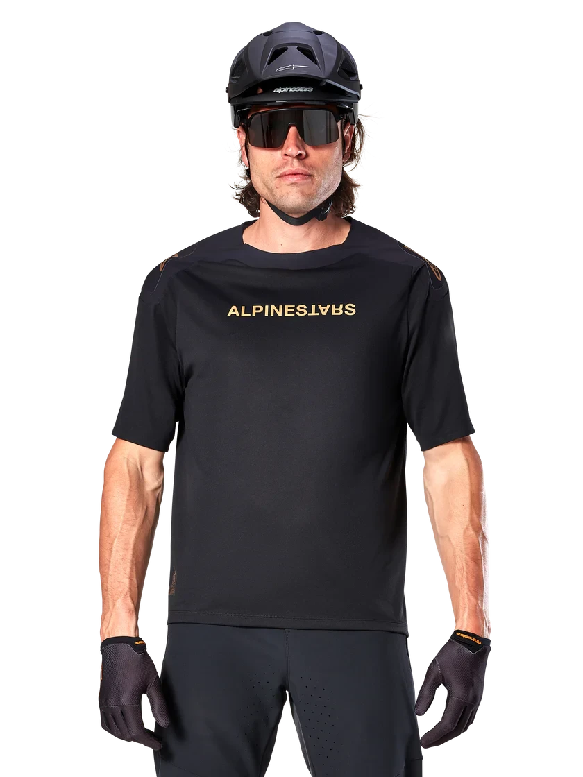 3. Bluza Alpinestars A-Aria Polartec Switch SS Jersey Black L L, Negru