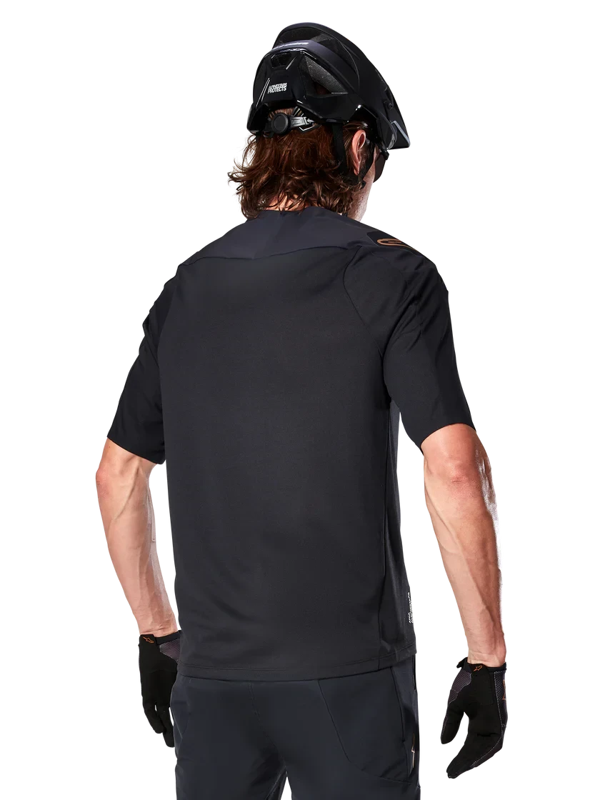4. Bluza Alpinestars A-Aria Polartec Switch SS Jersey Black L L, Negru