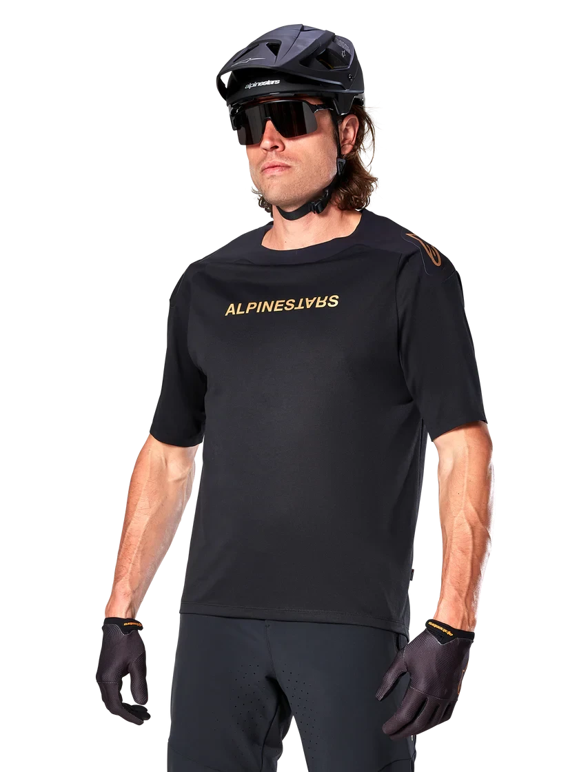 5. Bluza Alpinestars A-Aria Polartec Switch SS Jersey Black L L, Negru