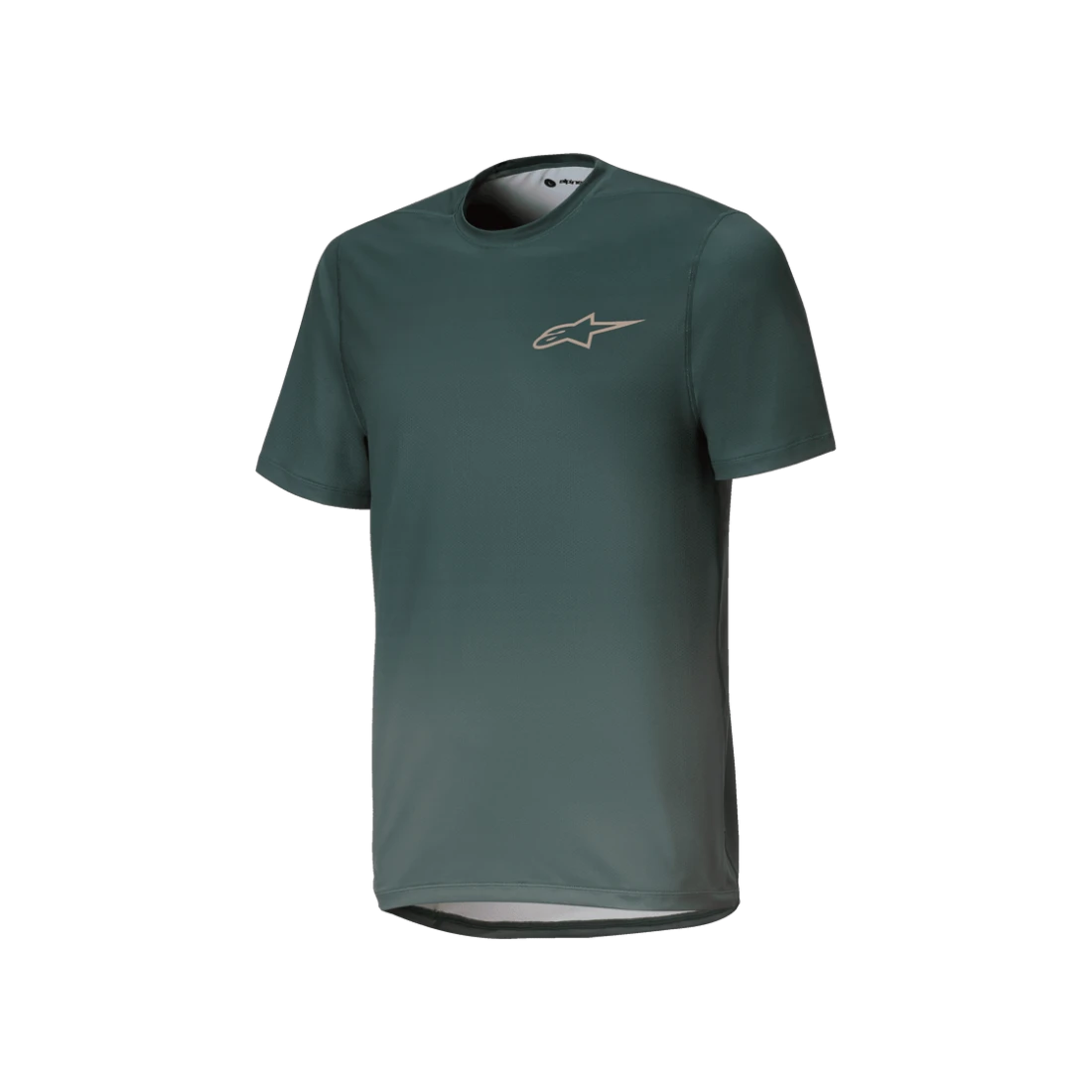 1. Bluza Alpinestars Youth A-Dura Rise SS Jersey Silver Pine L L, Verde