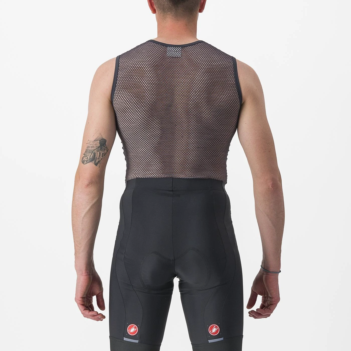 2. Bluza corp fara maneci Castelli Miracolo Wool SL, Gri, S S, Antracit