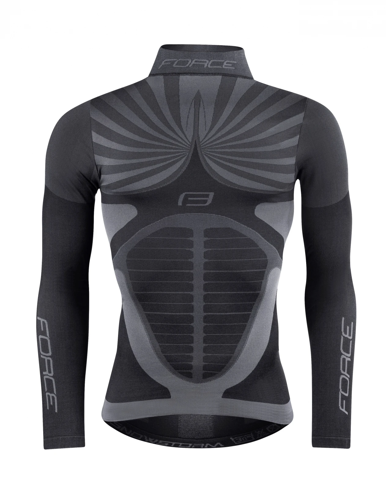 1. Bluza corp Force Snowstorm, negru, M-L M/L