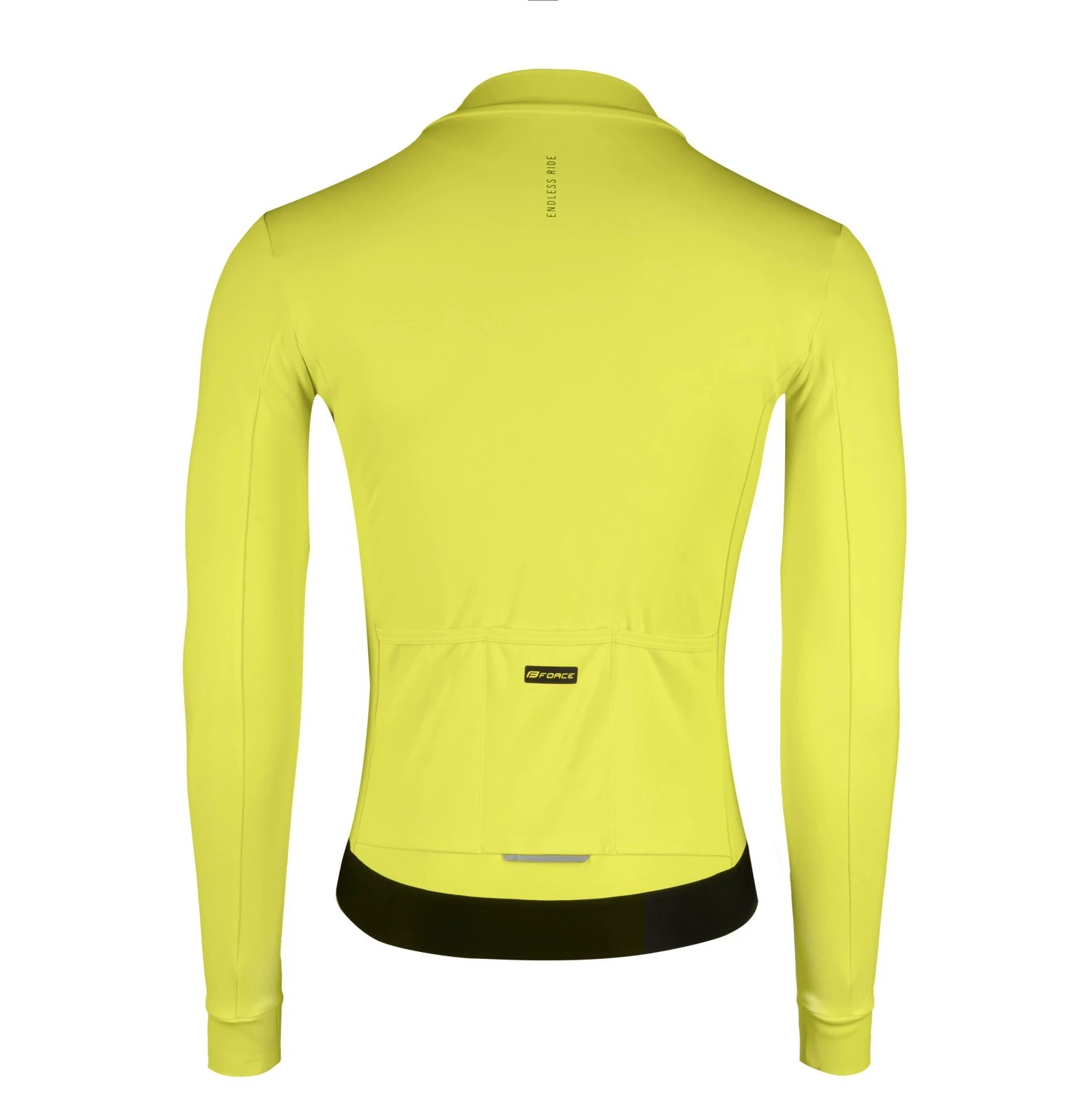 2. Bluza cu maneca lunga Force Endless, galben fluo M Galben fluo, M