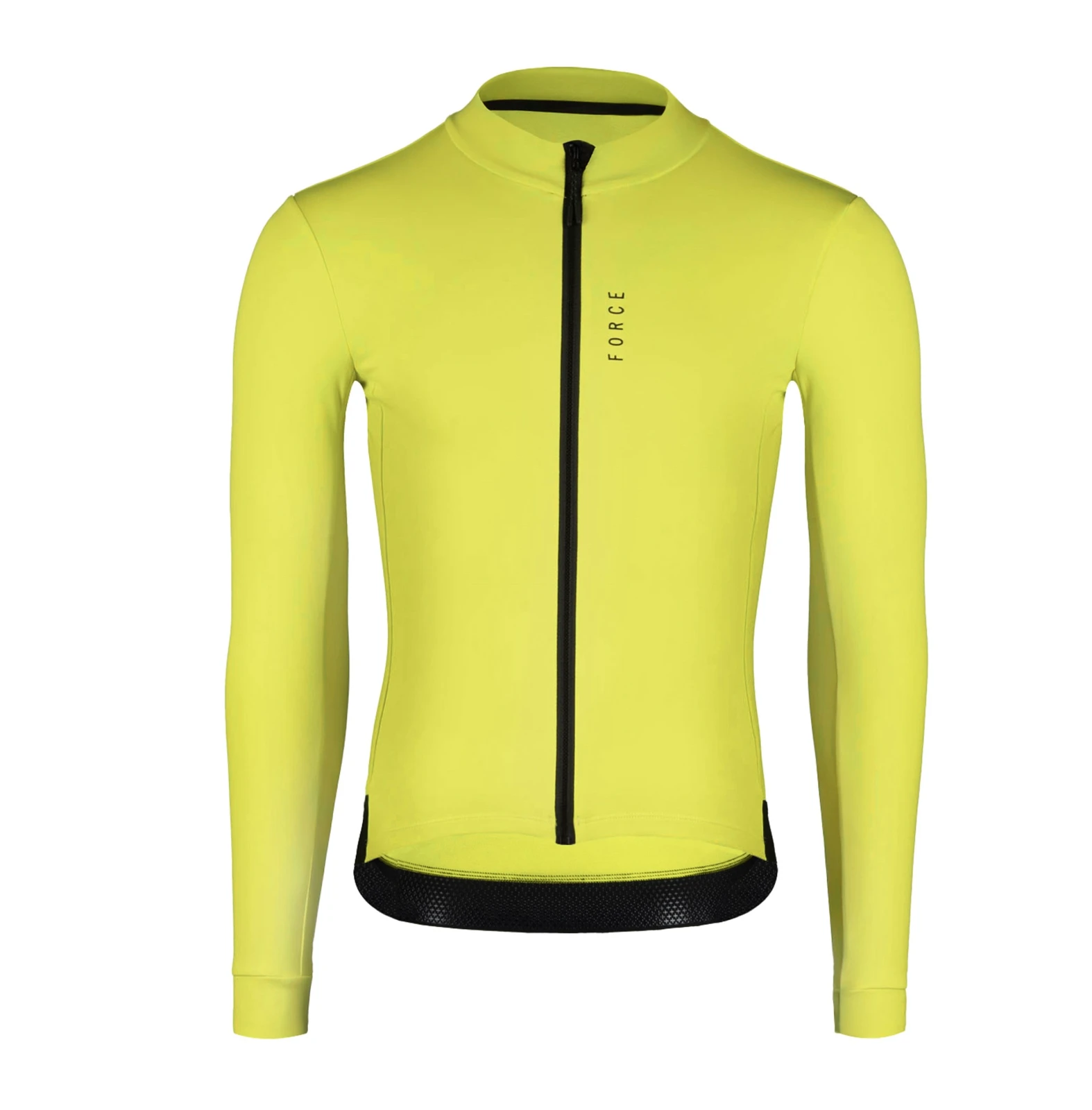 Bluza cu maneca lunga Force Endless, galben fluo S Galben fluo, S - 152145