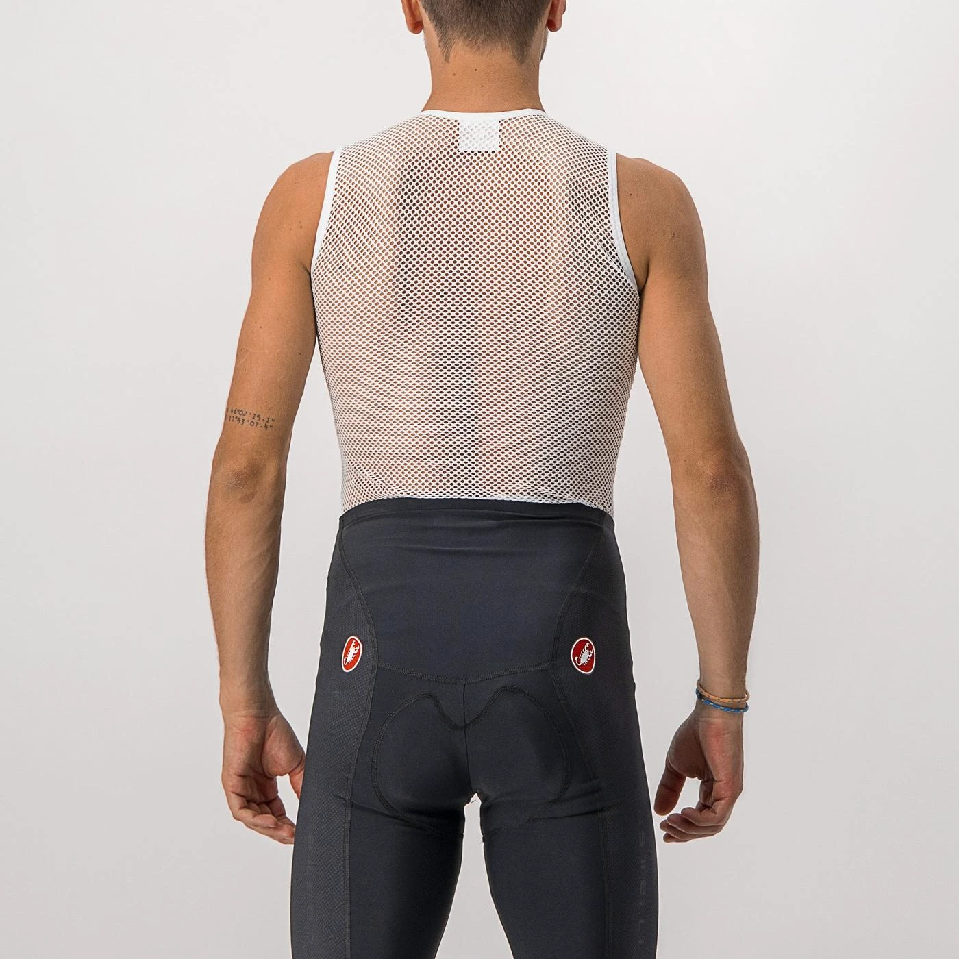 2. Bluza de corp fara maneci Castelli Core Mesh 3 SL, pt barbati, alb, L XL Alb, L/XL