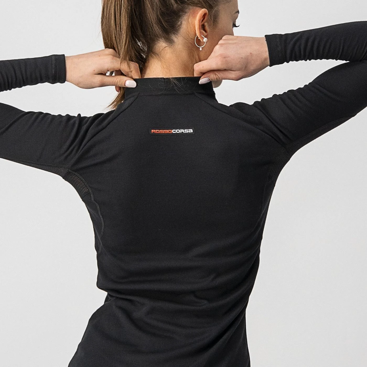 3. Bluza de corp Castelli Flanders 2 W Warm LS, negru, M M, Negru