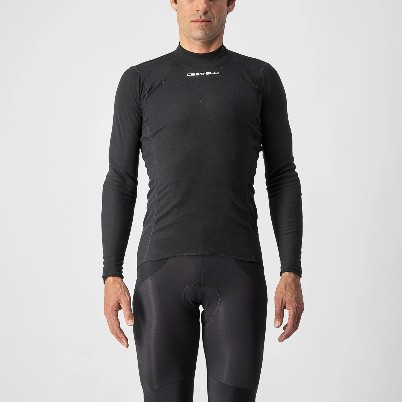 Bluza de corp Castelli Flanders Warm LS, negru, S S, Negru - 105795