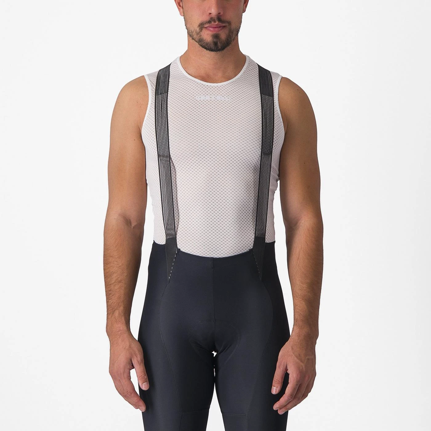 4. Bluza de corp fara maneci Castelli Pro Mesh 2.0 SL, pt barbati, alb, XS Alb, XS