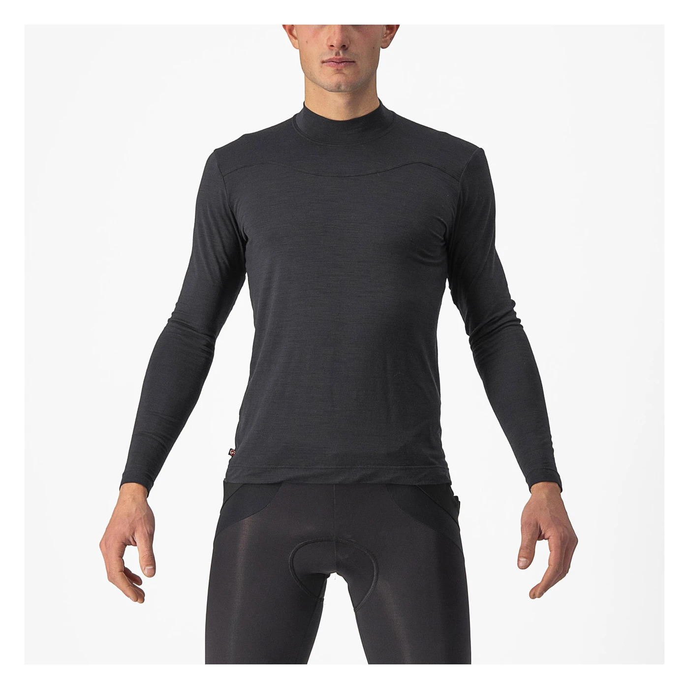 1. Bluza de corp cu maneca lunga Castelli Bandito Wool LS, Negru, XL XL, Negru