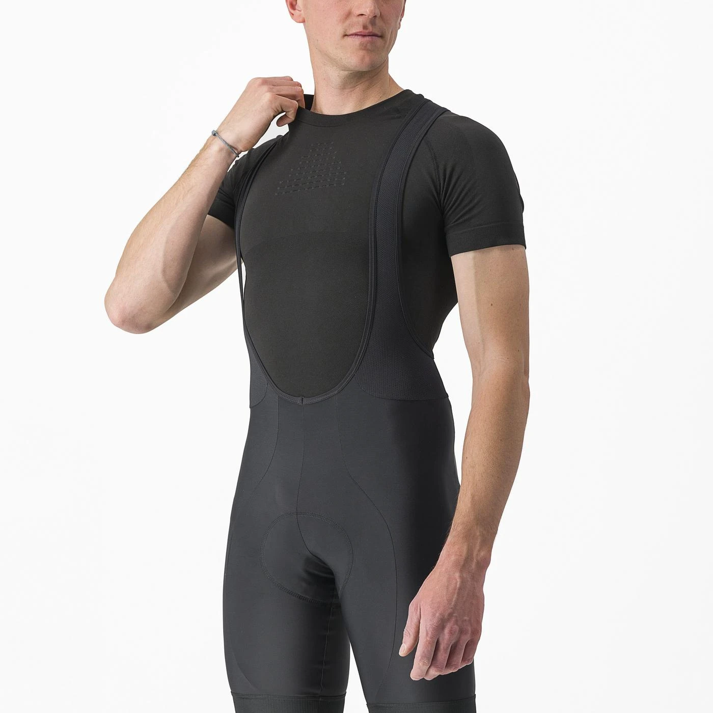 4. Bluza de corp cu maneca scurta Castelli Core Seamless SS, pt barbati, negru, S M Negru, S/M