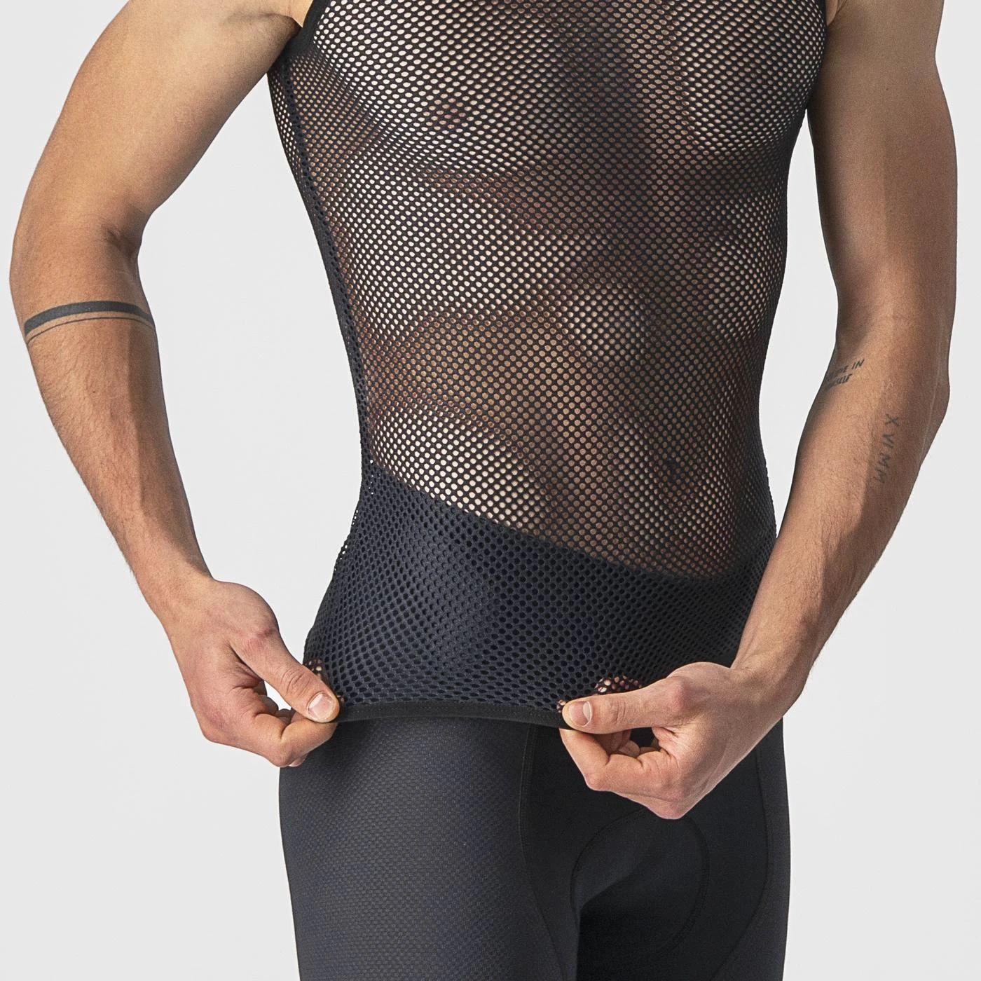 3. Bluza de corp fara maneci Castelli Core Mesh 3 SL, pentru barbati, negru, S M Negru, S/M