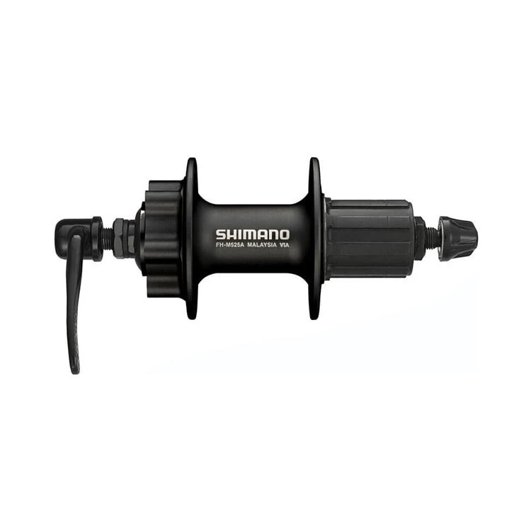 Butuc spate Shimano Deore FH-M525A-L, 8 9 10 11, disc 6 suruburi, 36H, Negru Negru, 36H - 107205