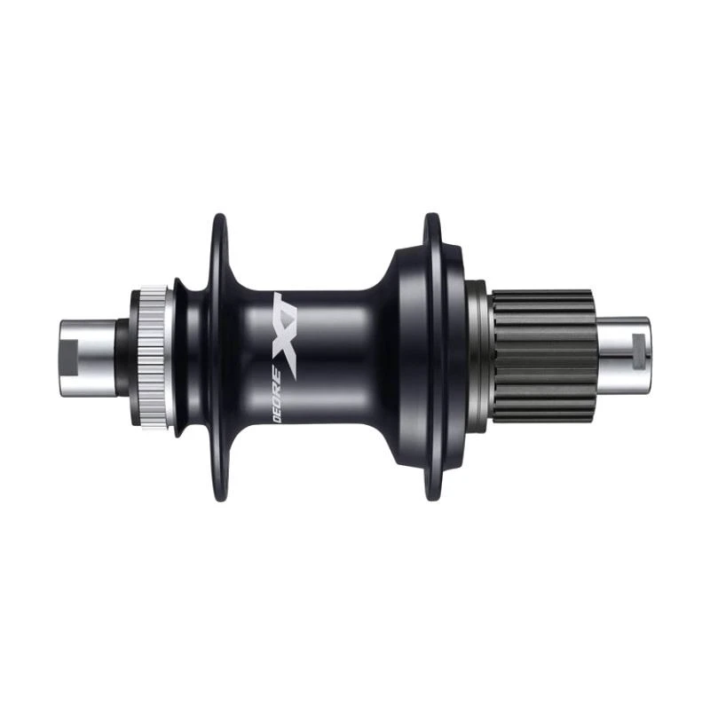 1. Butuc spate Shimano Deore XT FH-M8110, Centerlock, 32H, 12x142mm, negru 32H, Negru