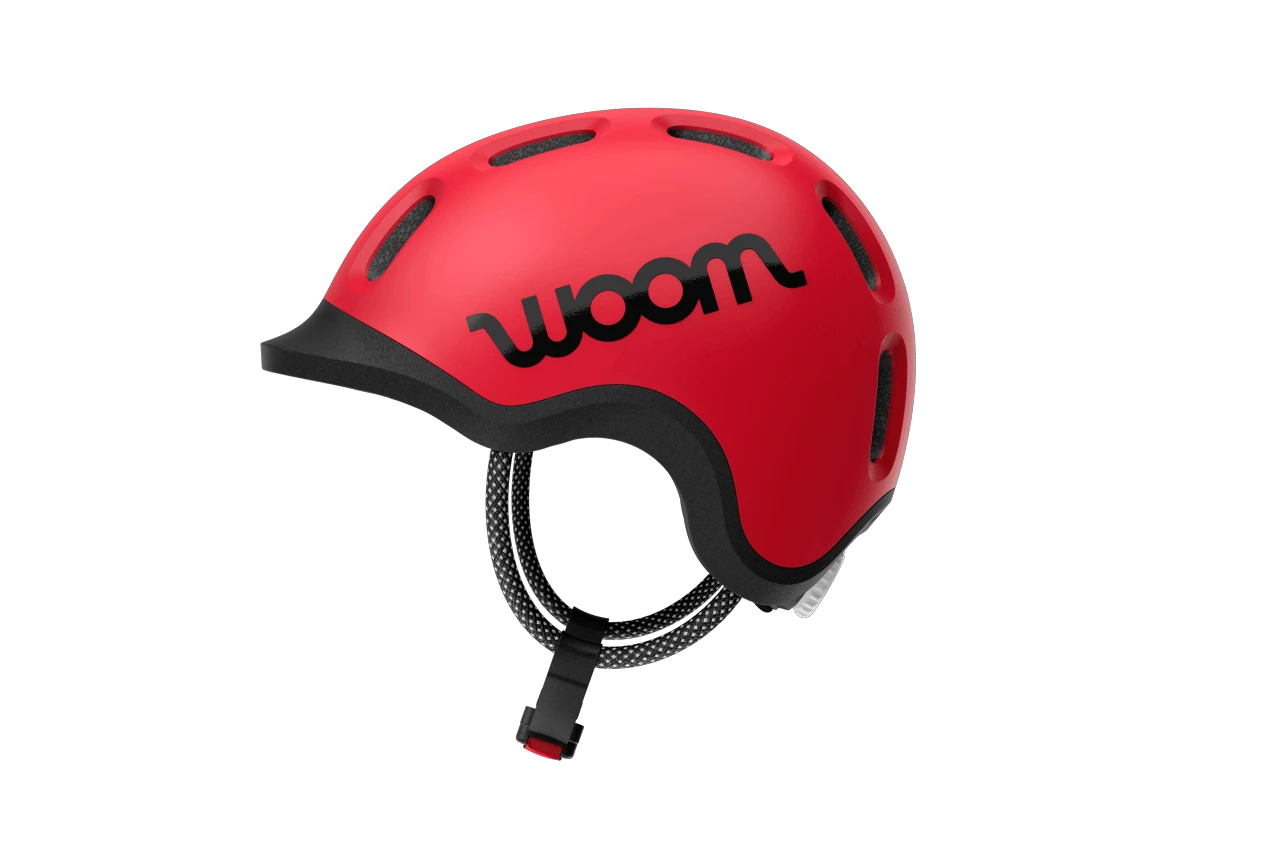 2. Casca ciclism Woom Ready, Rosu, M, 53-56cm Rosu, 53-56cm