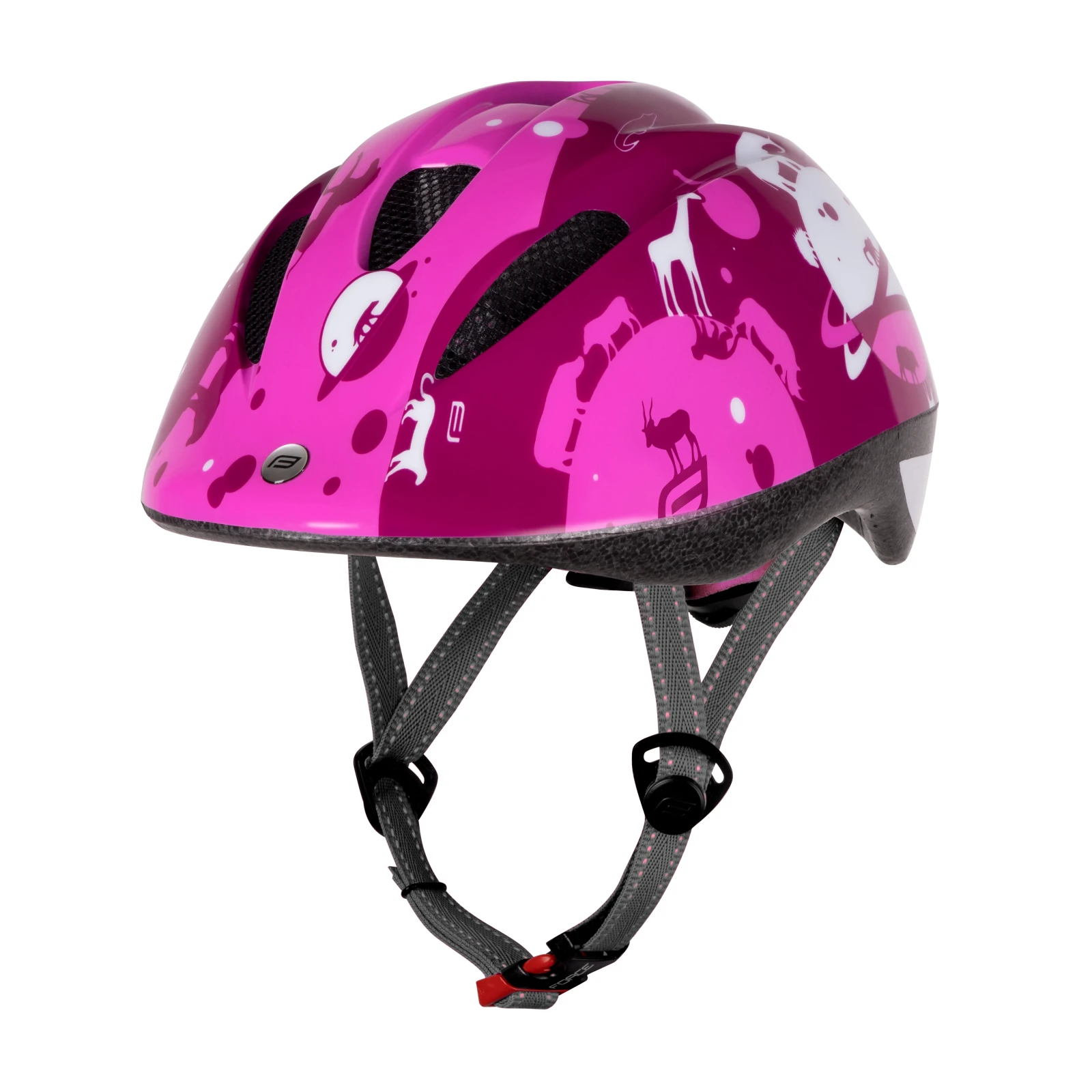 Casca copii Force Fun Planets pink white S 48-54cm, Magenta/Alb - 102838