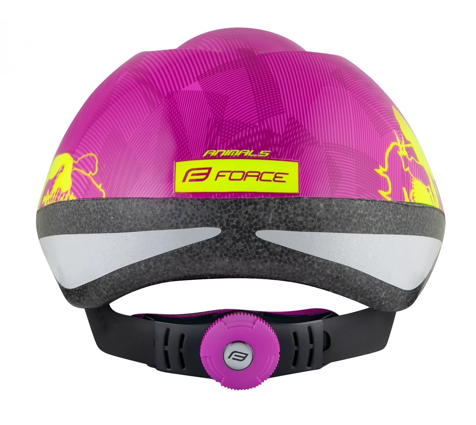 9. Casca copii Force Fun Planets Fluo Blue M 52-56cm, Bleu/Galben fluo