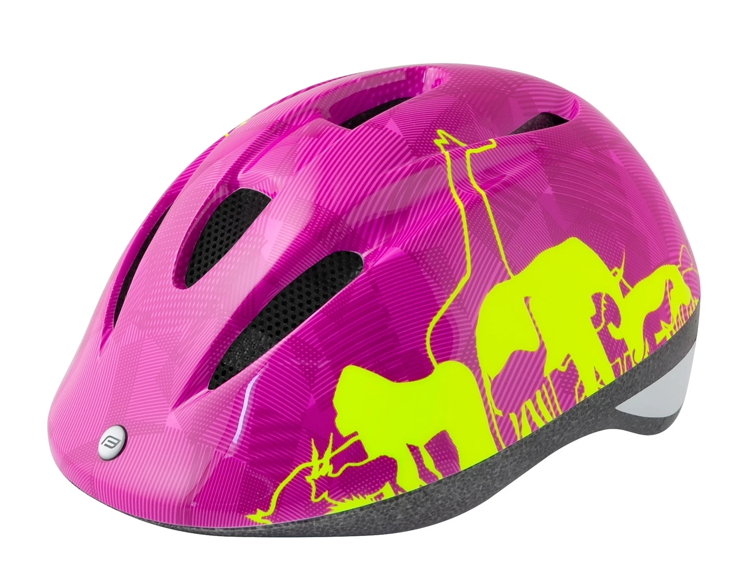 11. Casca copii Force Fun Planets Fluo Blue M 52-56cm, Bleu/Galben fluo
