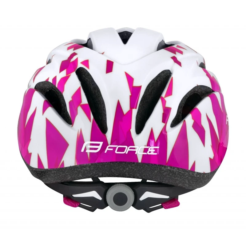 3. Casca copii Force Ant Junior, alb magenta, XS S (48-52cm) 48-52cm, Alb/Magenta