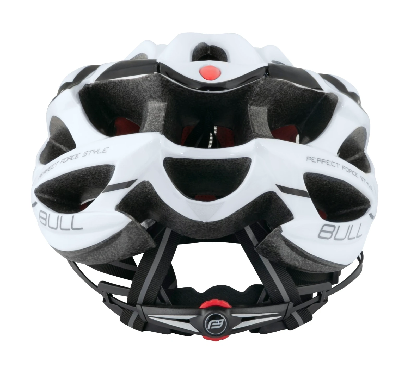 3. Casca Force Bull alb negru L XL (58-61cm) 58-61cm, Alb/Negru