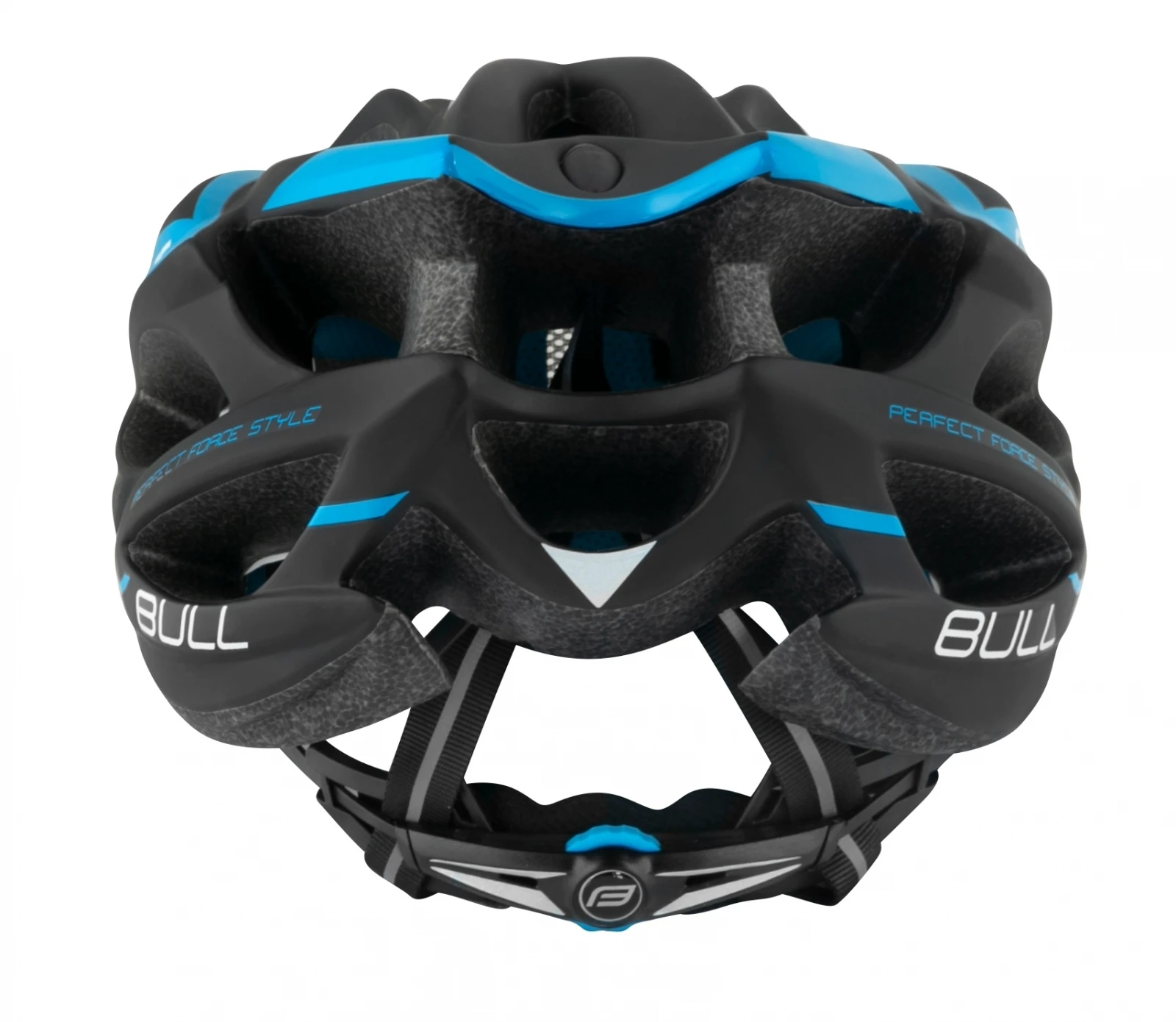 4. Casca Force Bull negru albastru L XL (58-61cm) 58-61cm, Negru/Albastru