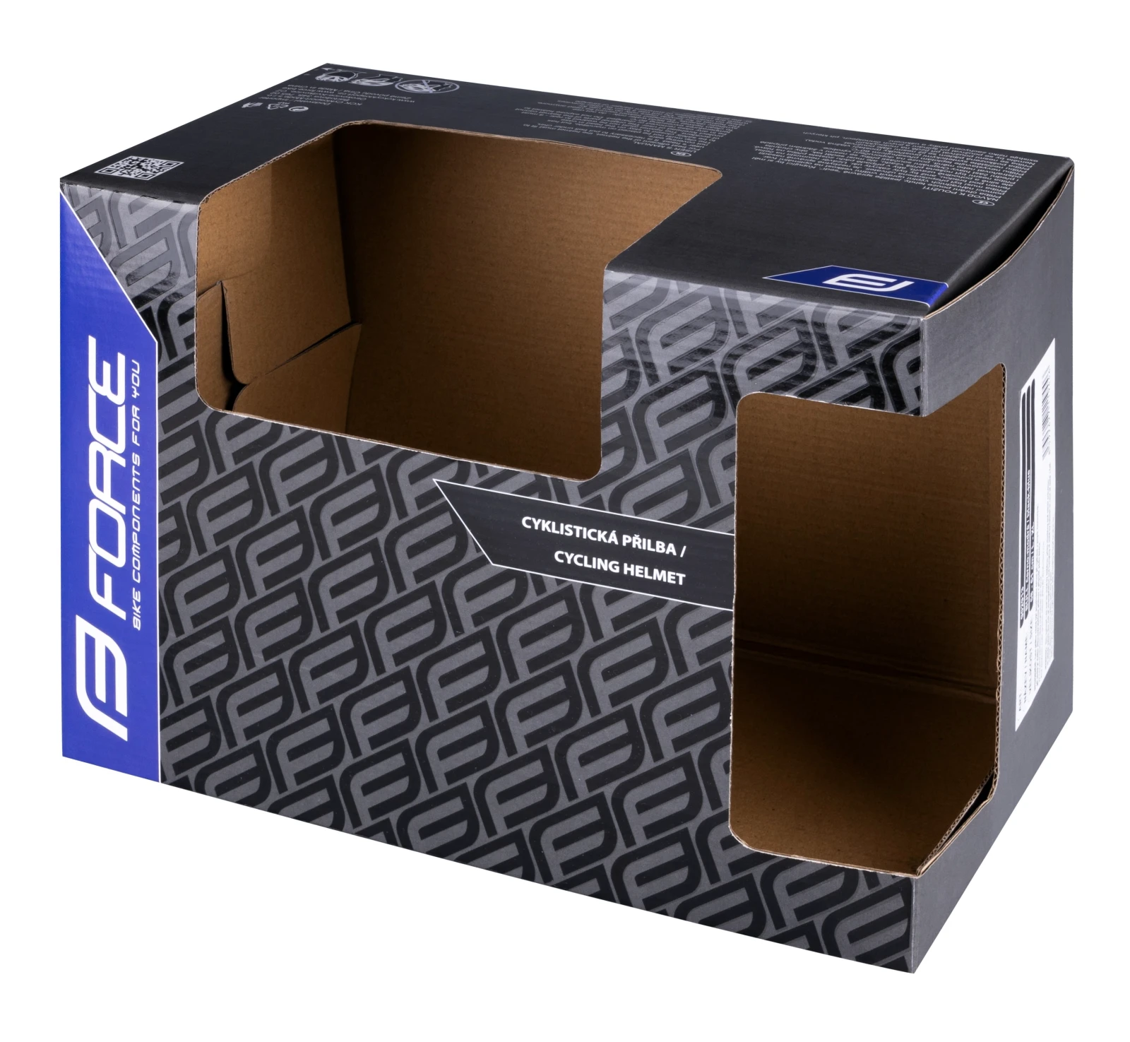 7. Casca Force Bull negru alb rosu S M (54-58 cm) 54-58cm, Negru/Alb/Rosu