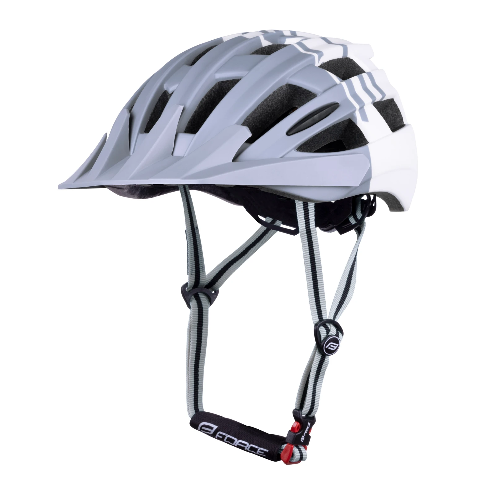 Casca Force Corella MTB gri alb L XL 57-61cm, Gri/Alb - 102894