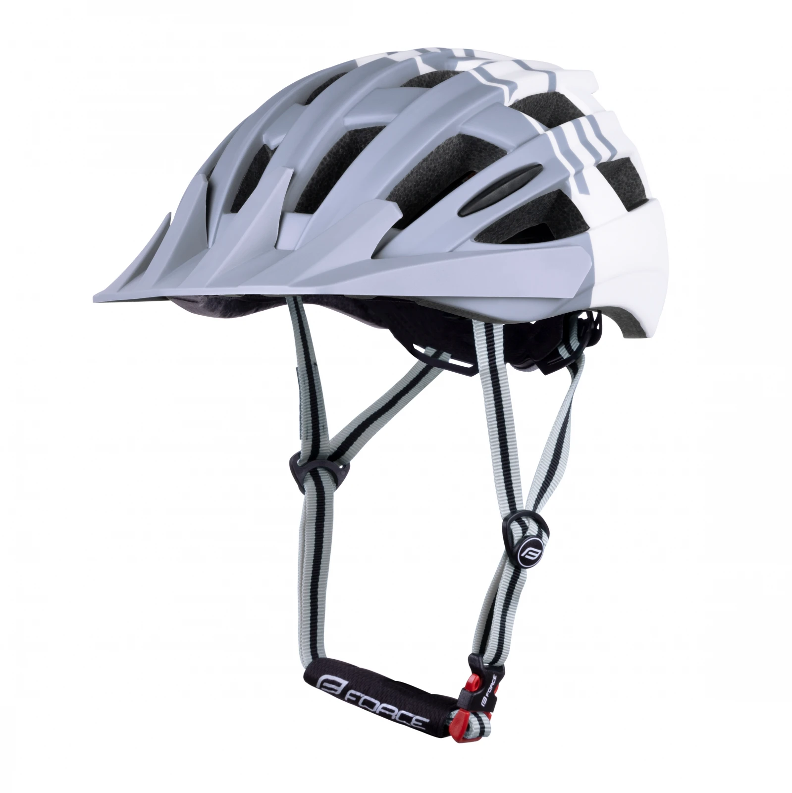 Casca Force Corella MTB gri alb S M 54-58cm, Gri/Alb - 102895