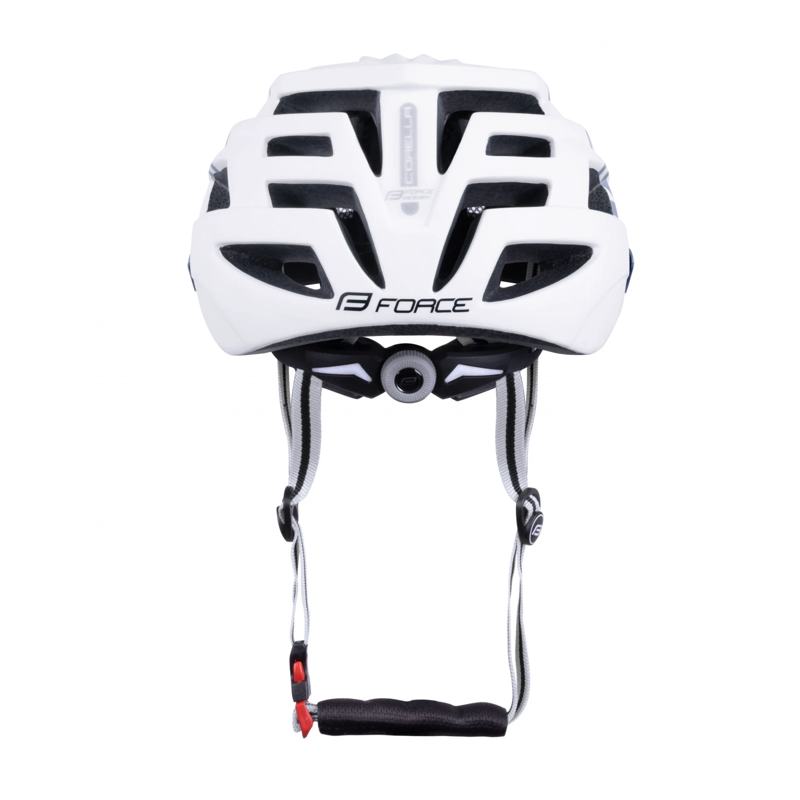 4. Casca Force Corella MTB gri alb S M 54-58cm, Gri/Alb