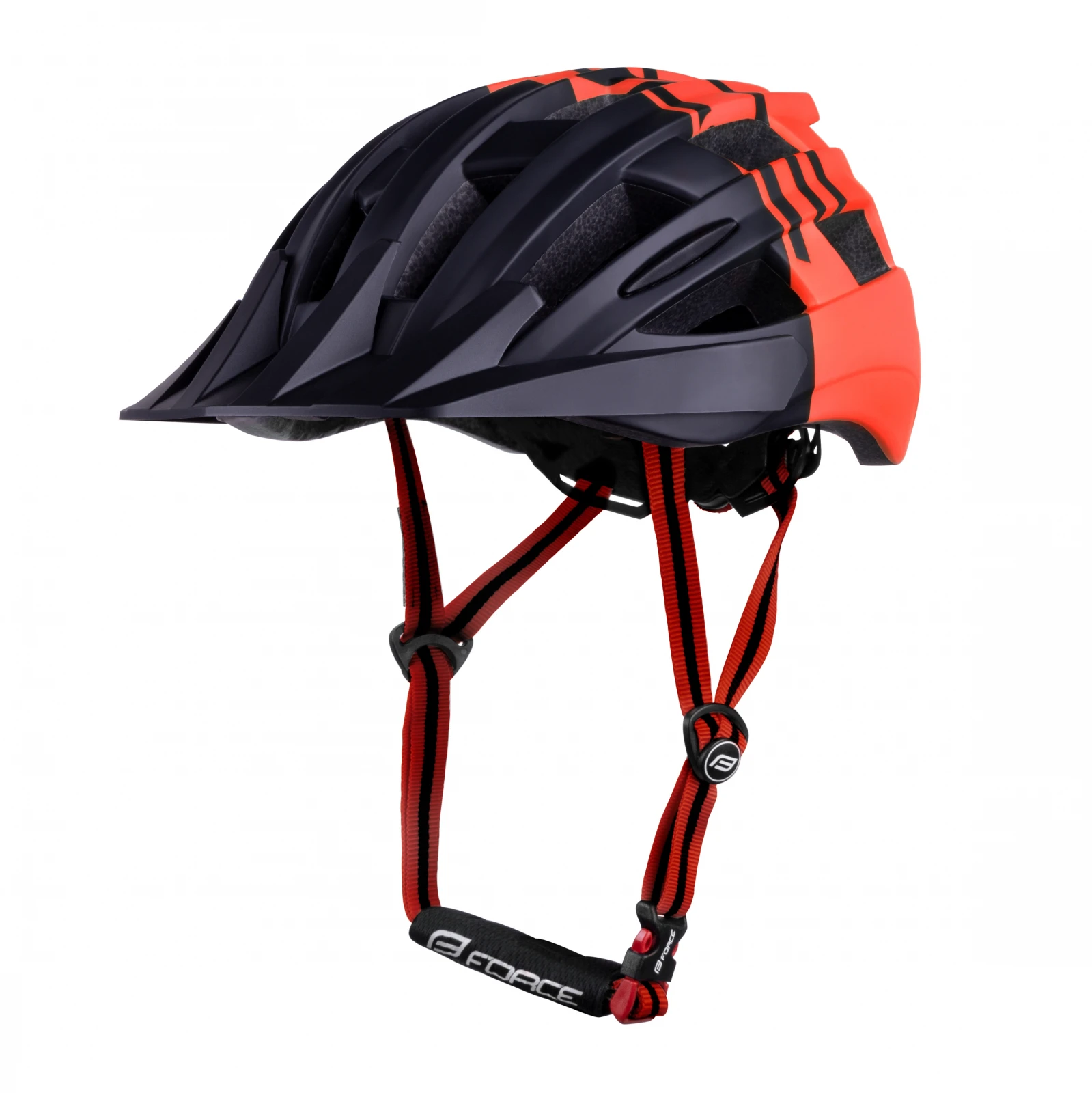 Casca Force Corella MTB negru rosu L XL 57-61cm, Negru/Rosu - 102899
