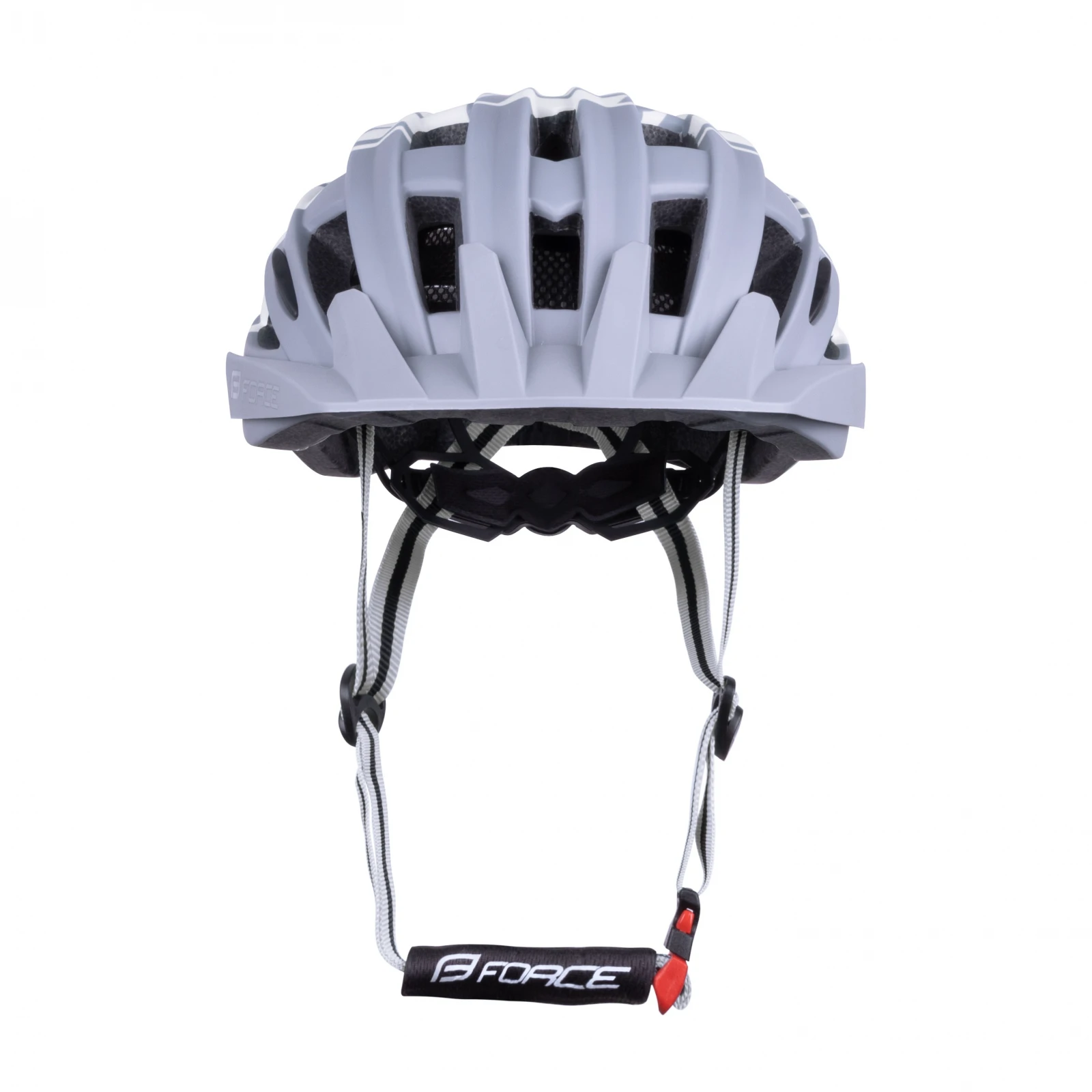 2. Casca Force Corella MTB gri alb S M 54-58cm, Gri/Alb