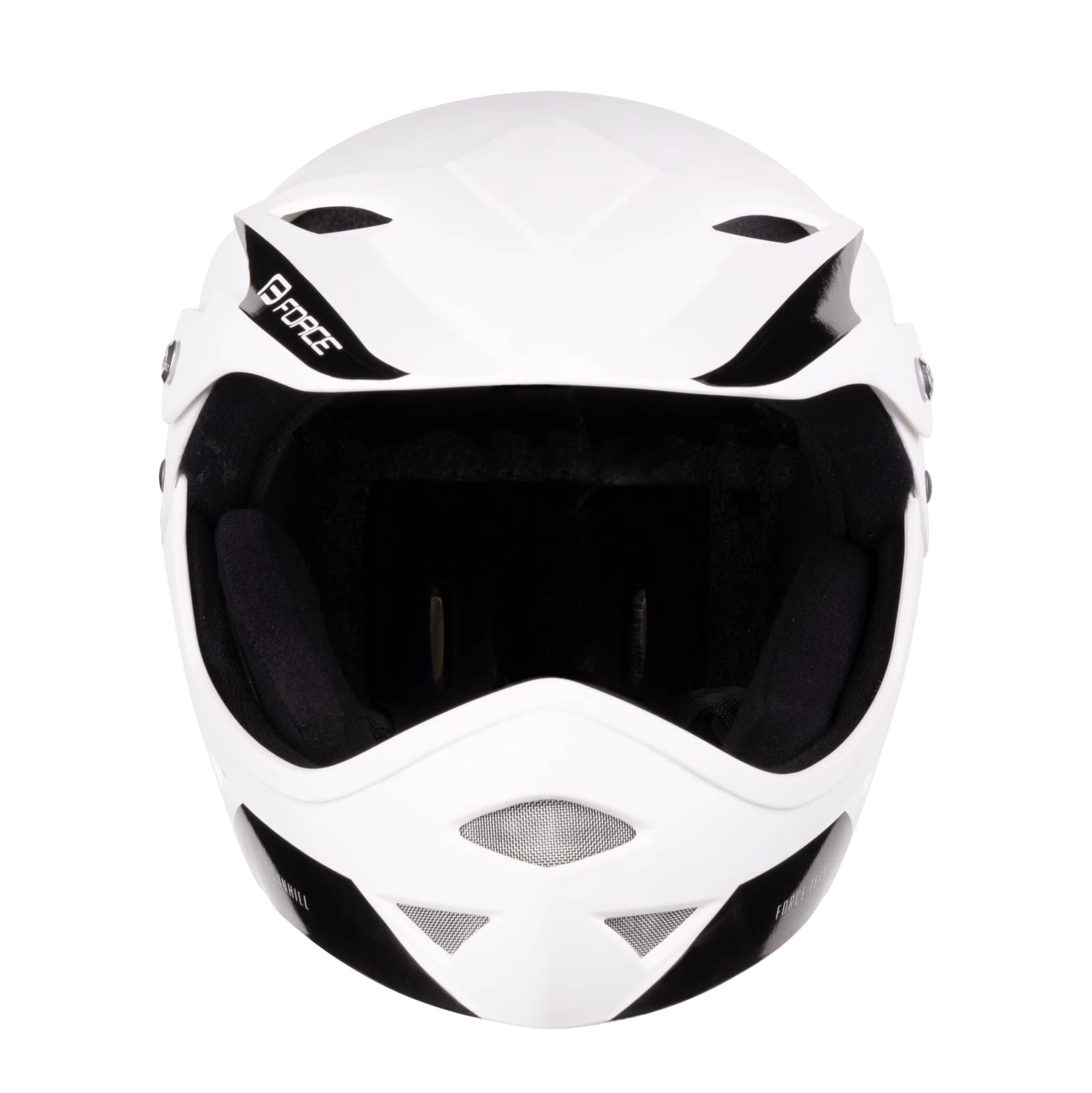 3. Casca Force Downhill Junior, alb mat S M 54-58cm Alb