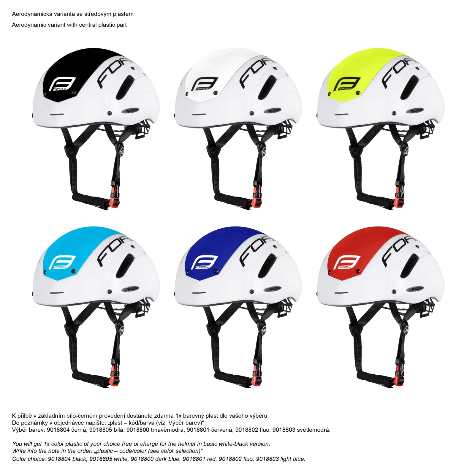 3. Casca Force Globe Air alb negru L-XL (58-62 cm) Alb, 58-62cm