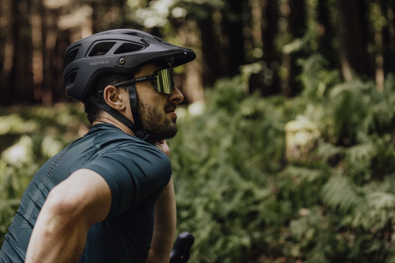 6. Casca Force IBEX MTB Black Matt L-XL (58-62 cm) 58-62cm, Negru