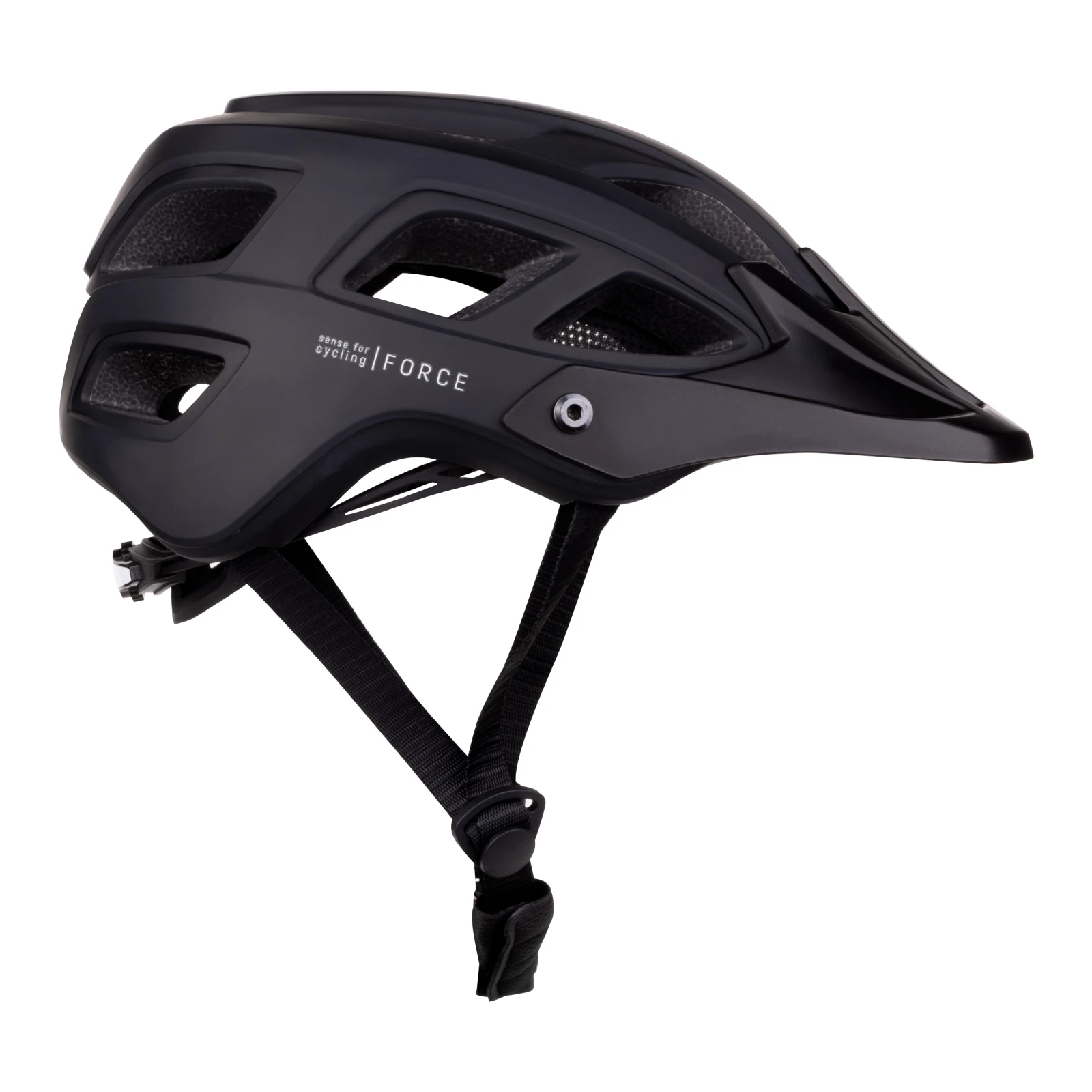 2. Casca Force IBEX MTB Black Matt L-XL (58-62 cm) 58-62cm, Negru