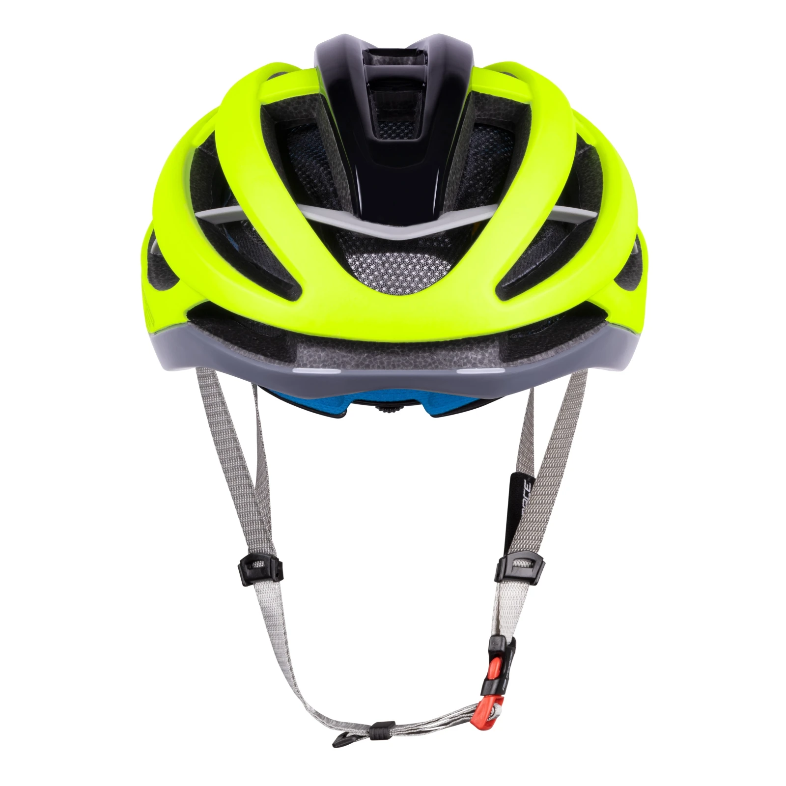 4. Casca Force Lynx fluo gri L XL 58-62cm, Galben fluo/Negru