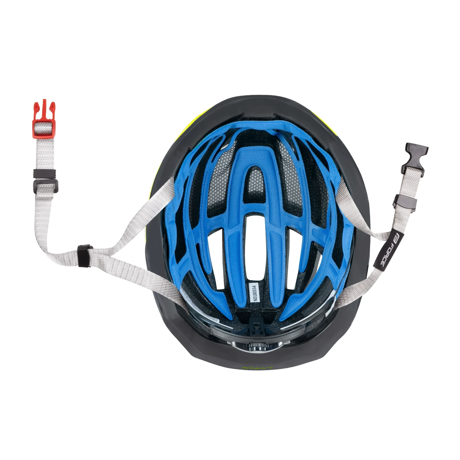 6. Casca Force Lynx fluo gri L XL 58-62cm, Galben fluo/Negru