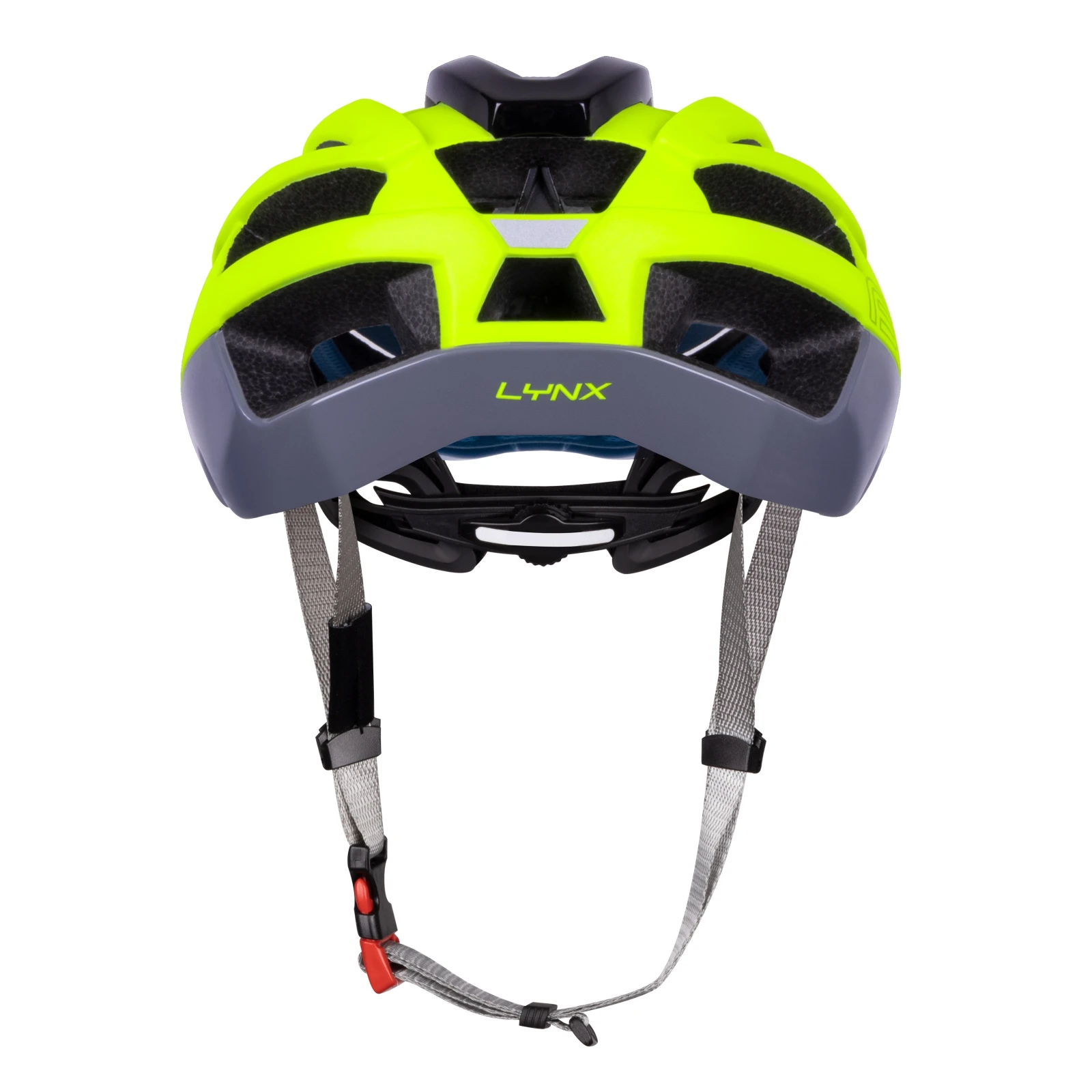 5. Casca Force Lynx fluo gri L XL 58-62cm, Galben fluo/Negru