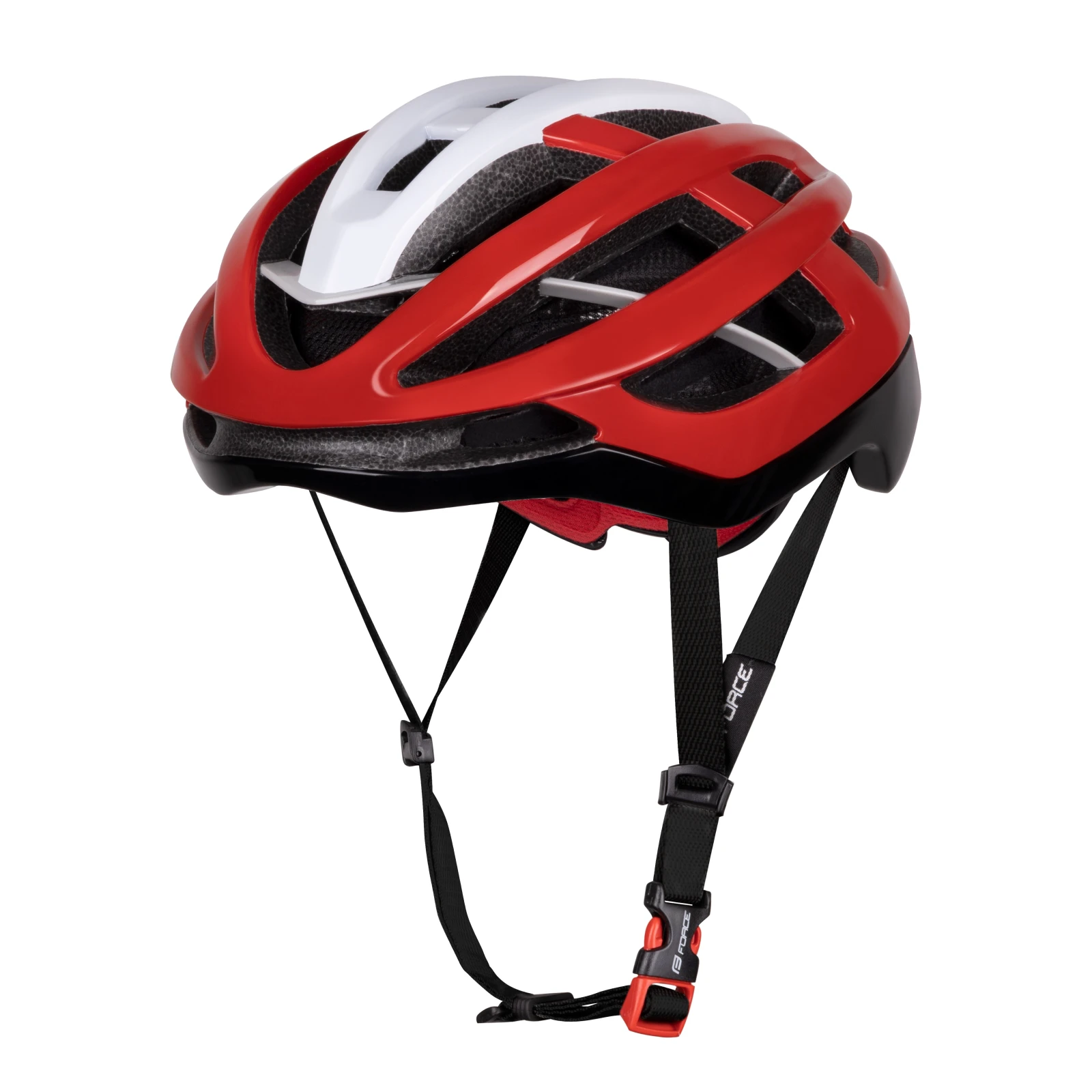 Casca Force Lynx negr rosu alb S M 55-59cm, Rosu/Alb/Negru - 102446